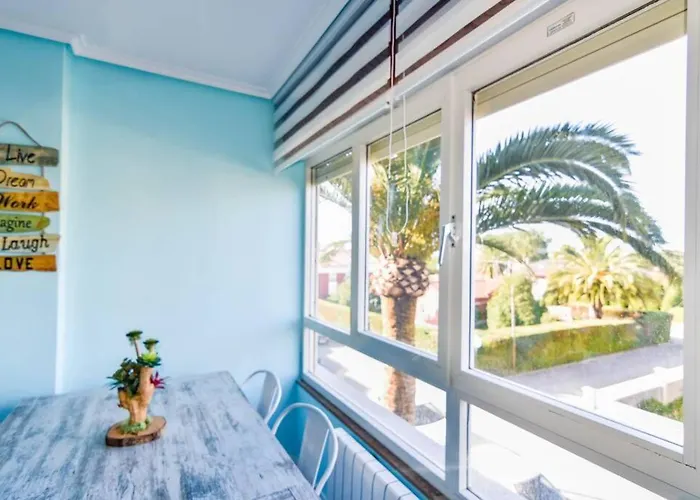 Dos Coqueto Y Comodo Con Piscina Y Padel Apartmán Suances